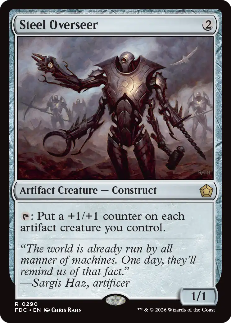 Steel Overseer [Foundations Commander] | Black Swamp Games