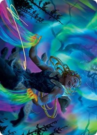 Esika, God of the Tree Art Card (Gold-Stamped Signature) [Kaldheim Art Series] | Black Swamp Games