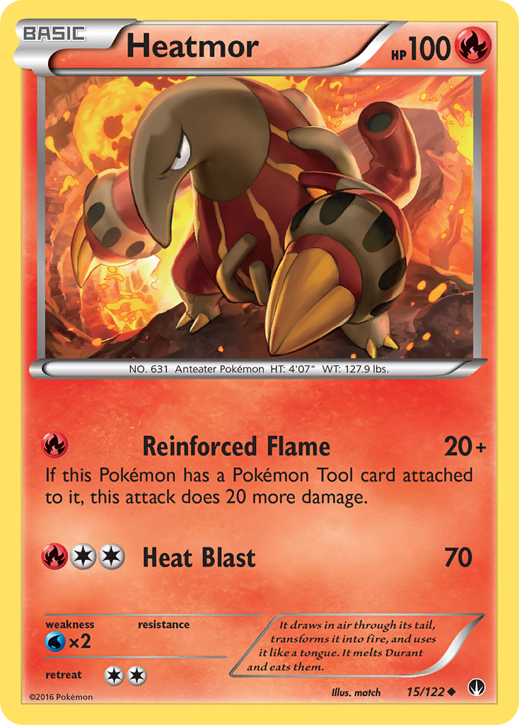 Heatmor (15/122) [XY: BREAKpoint] | Black Swamp Games
