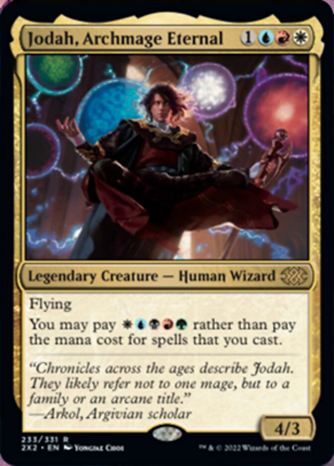 Jodah, Archmage Eternal [Double Masters 2022] | Black Swamp Games