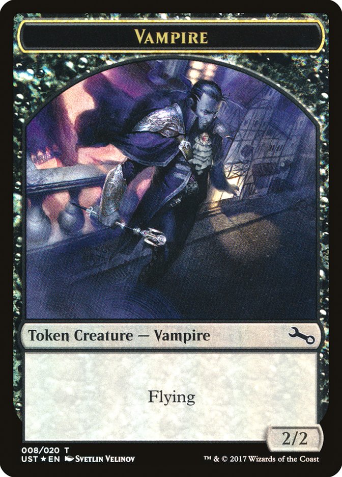 Vampire // Vampire Double-Sided Token [Unstable Tokens] | Black Swamp Games
