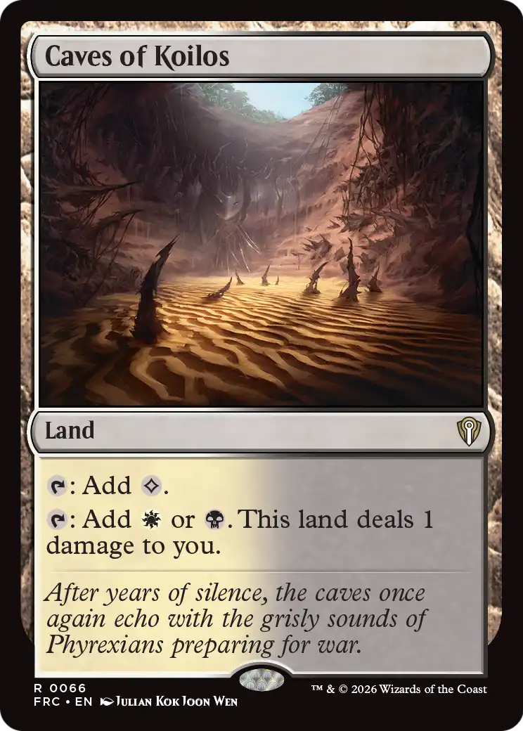 Caves of Koilos [Reality Fracture Commander] | Black Swamp Games