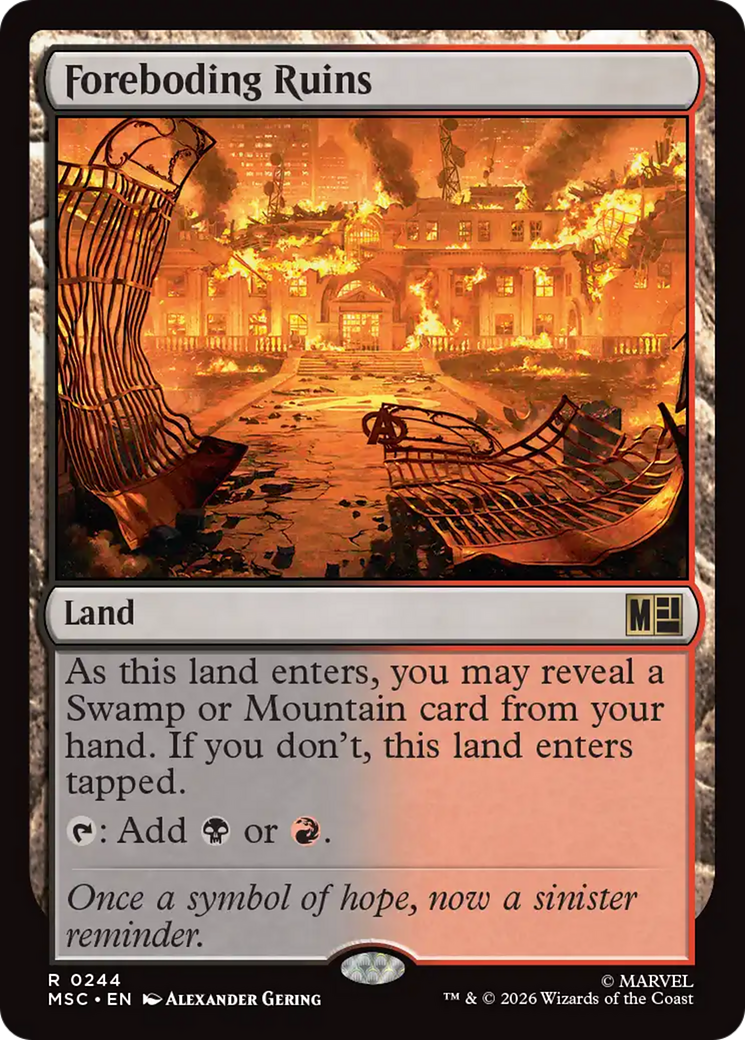 Foreboding Ruins [Marvel Super Heroes Commander] | Black Swamp Games