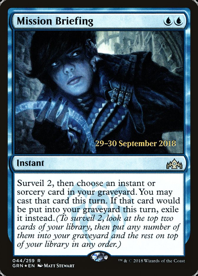 Mission Briefing [Guilds of Ravnica Prerelease Promos] | Black Swamp Games