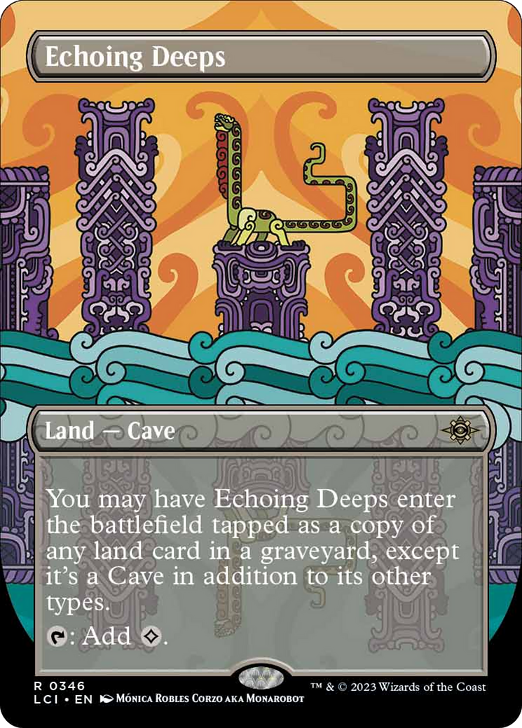 Echoing Deeps (Borderless) [The Lost Caverns of Ixalan] | Black Swamp Games