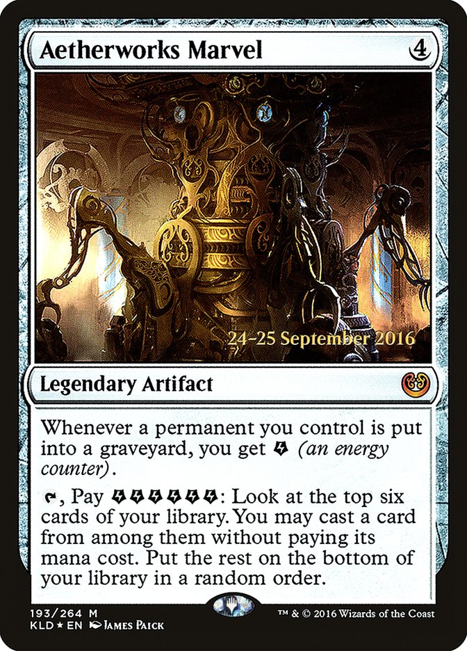 Aetherworks Marvel [Kaladesh Prerelease Promos] | Black Swamp Games