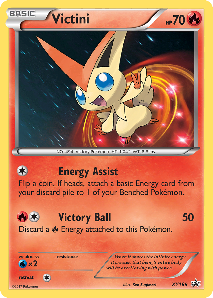 Victini (XY189) [XY: Black Star Promos] | Black Swamp Games