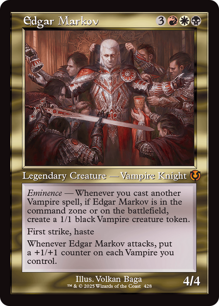 Edgar Markov (Retro Frame) [Innistrad Remastered] | Black Swamp Games