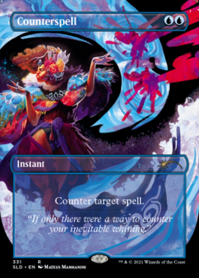 Counterspell (Borderless) [Secret Lair Drop Series] | Black Swamp Games