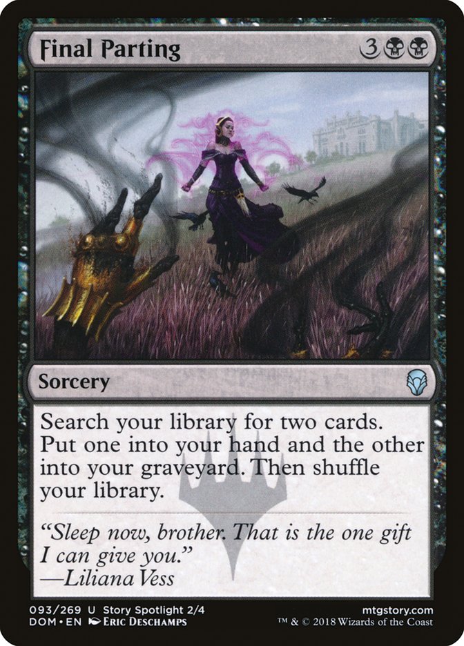 Final Parting [Dominaria] | Black Swamp Games