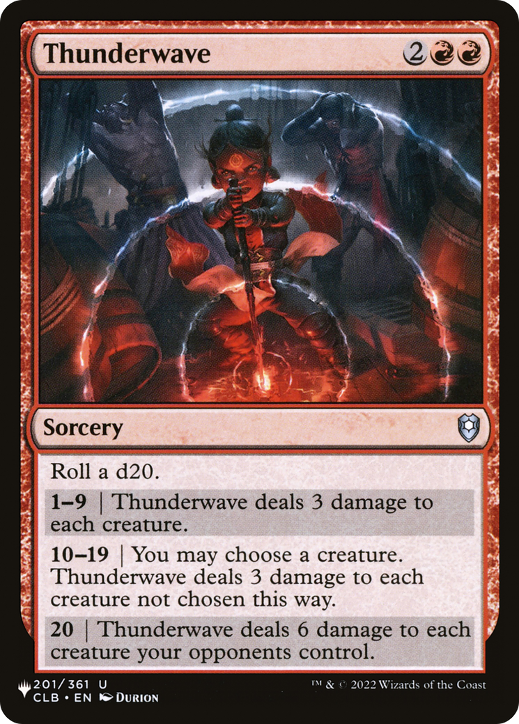 Thunderwave [The List] | Black Swamp Games