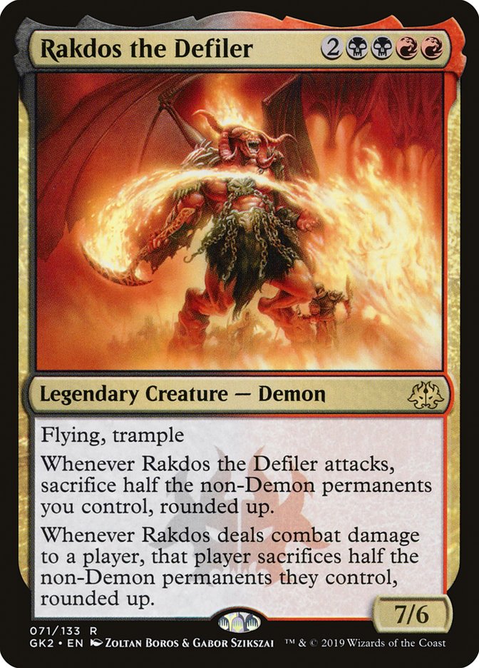 Rakdos the Defiler [Ravnica Allegiance Guild Kit] | Black Swamp Games