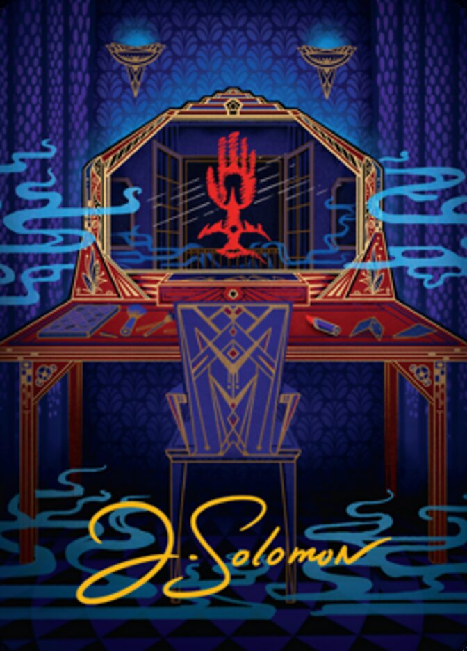 Obscura Charm Art Card (Gold-Stamped Signature) [Streets of New Capenna Art Series] | Black Swamp Games