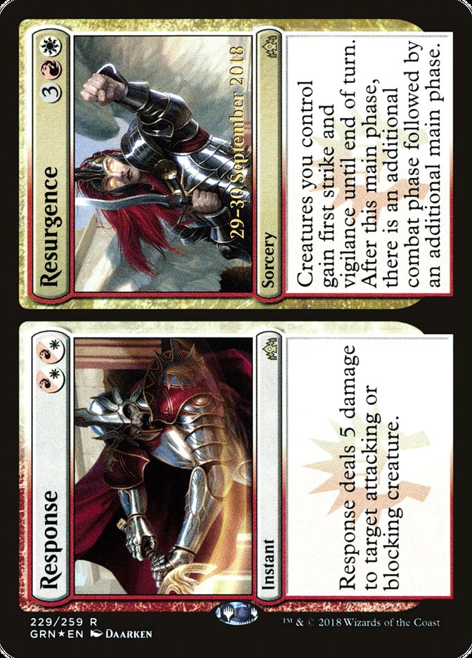 Response // Resurgence [Guilds of Ravnica Prerelease Promos] | Black Swamp Games