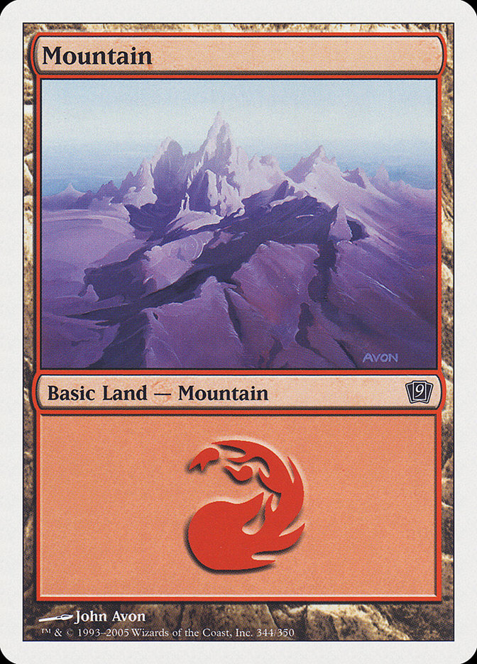 Mountain (344) [Ninth Edition] | Black Swamp Games