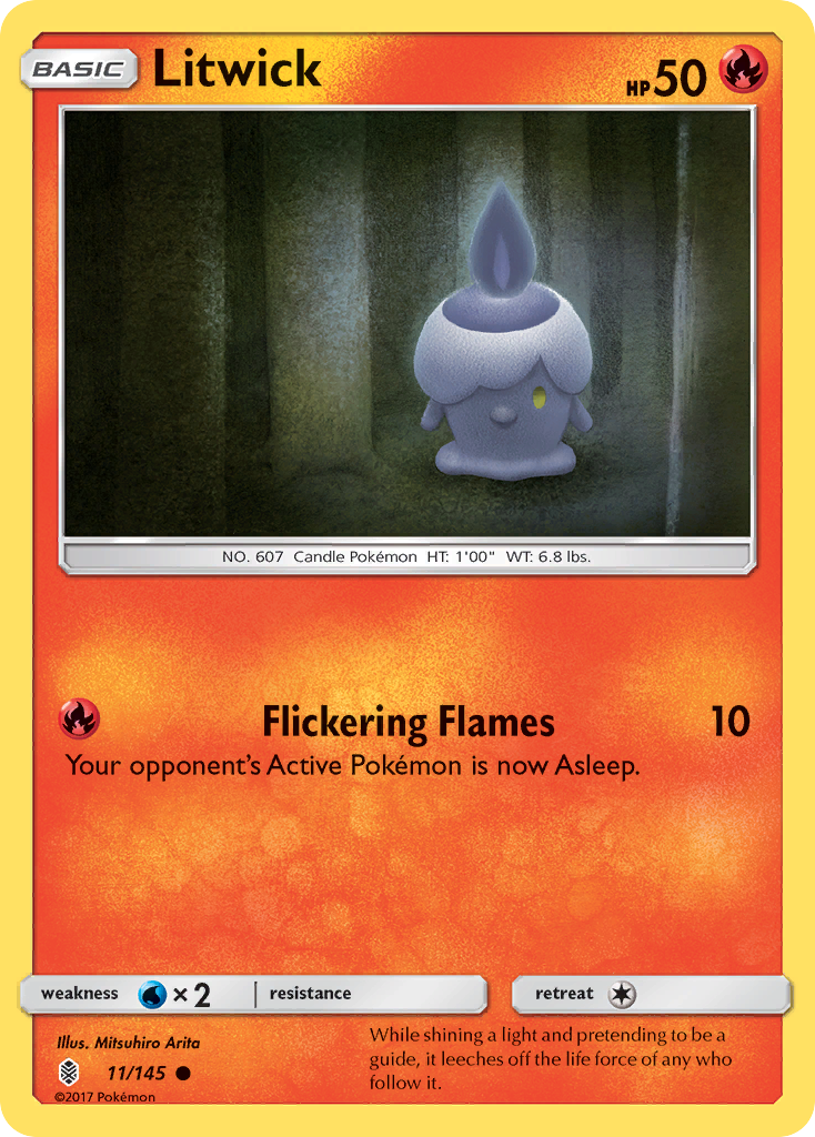 Litwick (11/145) [Sun & Moon: Guardians Rising] | Black Swamp Games