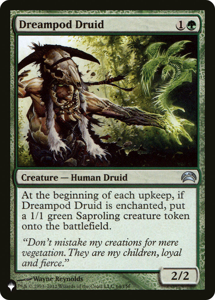 Dreampod Druid [The List Reprints] | Black Swamp Games