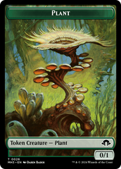 Zombie // Plant Double-Sided Token [Modern Horizons 3 Tokens] | Black Swamp Games
