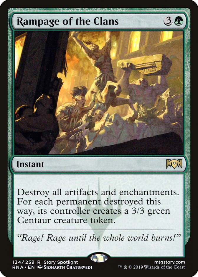 Rampage of the Clans [Ravnica Allegiance] | Black Swamp Games