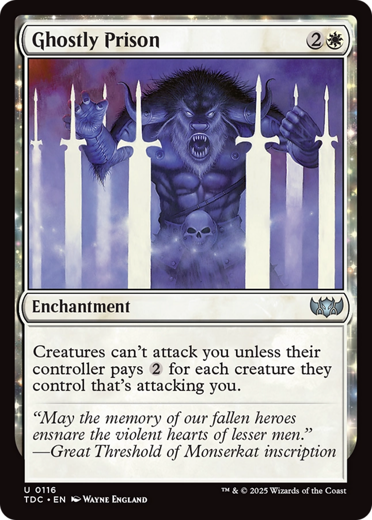 Ghostly Prison [Tarkir: Dragonstorm Commander] | Black Swamp Games