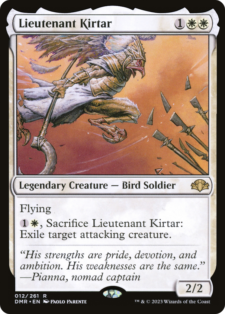 Lieutenant Kirtar [Dominaria Remastered] | Black Swamp Games