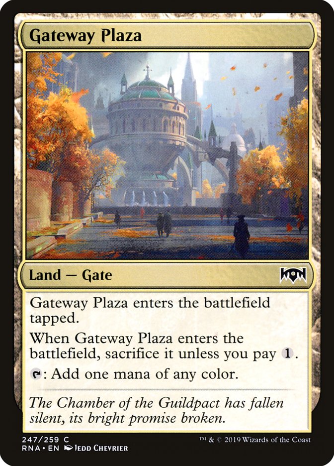 Gateway Plaza [Ravnica Allegiance] | Black Swamp Games