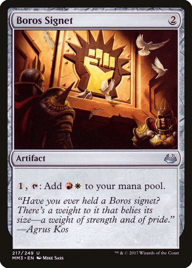 Boros Signet [Modern Masters 2017] | Black Swamp Games