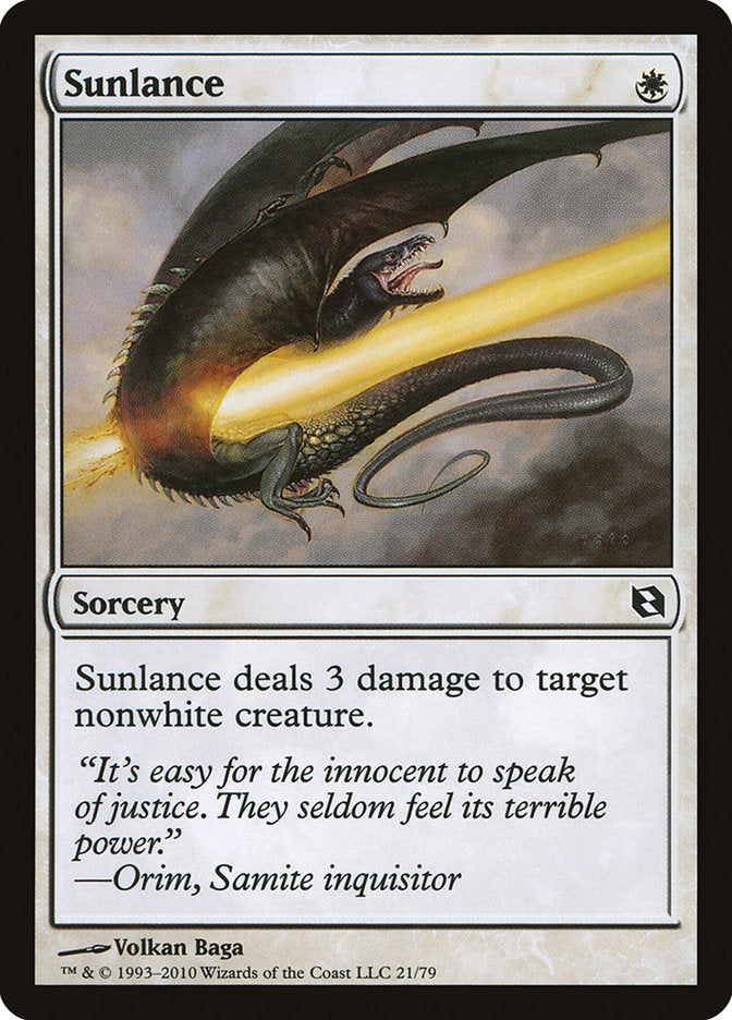 Sunlance [Duel Decks: Elspeth vs. Tezzeret] | Black Swamp Games
