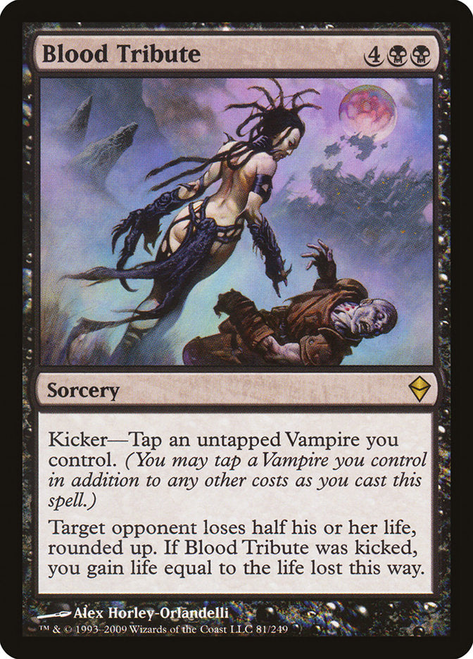 Blood Tribute [Zendikar] | Black Swamp Games