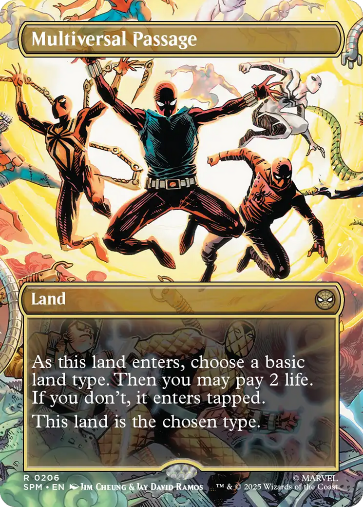 Multiversal Passage (Borderless) [Marvel's Spider-Man] | Black Swamp Games