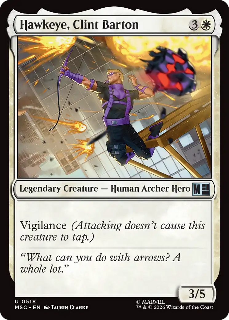 Hawkeye, Clint Barton (0518) [Marvel Super Heroes Commander] | Black Swamp Games