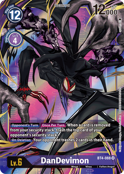 DanDevimon [BT4-088] (Alternate Art) [Great Legend] | Black Swamp Games