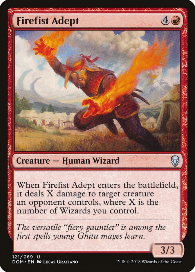 Firefist Adept [Dominaria] | Black Swamp Games