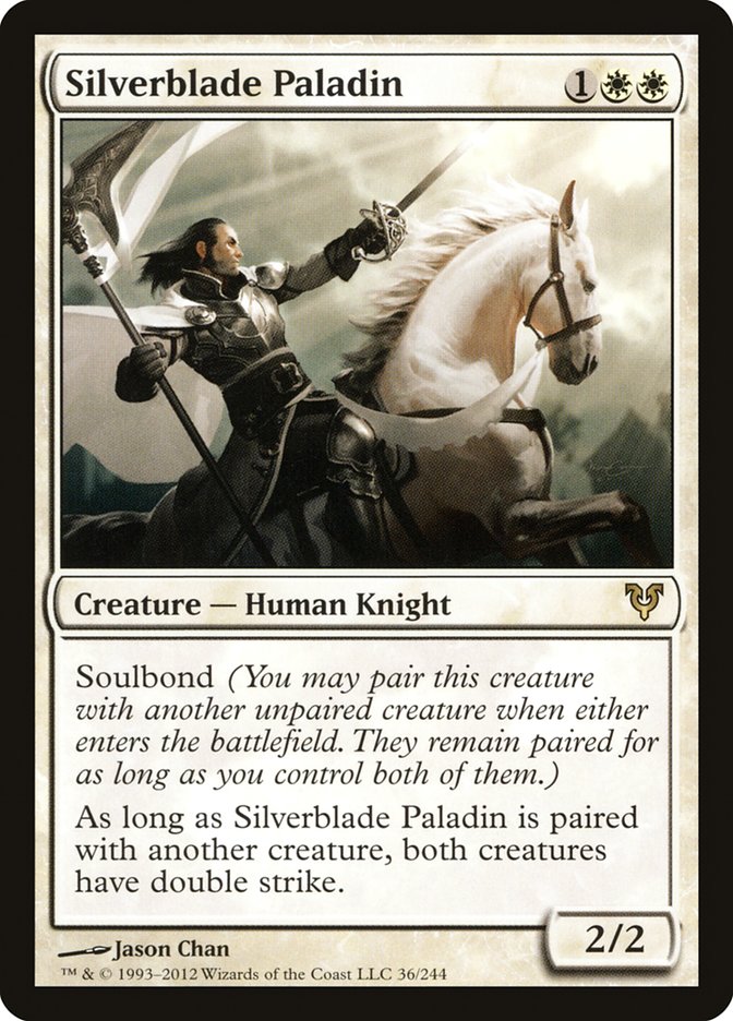 Silverblade Paladin [Avacyn Restored] | Black Swamp Games