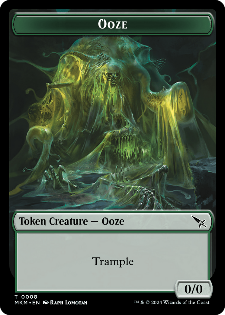 Ooze Token [Murders at Karlov Manor Tokens] | Black Swamp Games