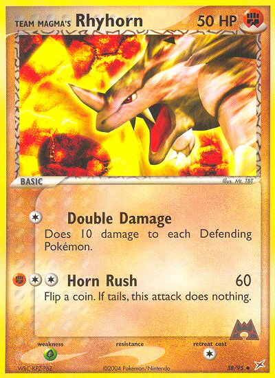 Team Magma's Rhyhorn (38/95) [EX: Team Magma vs Team Aqua] | Black Swamp Games