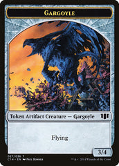 Gargoyle // Elf Warrior Double-Sided Token [Commander 2014 Tokens] | Black Swamp Games