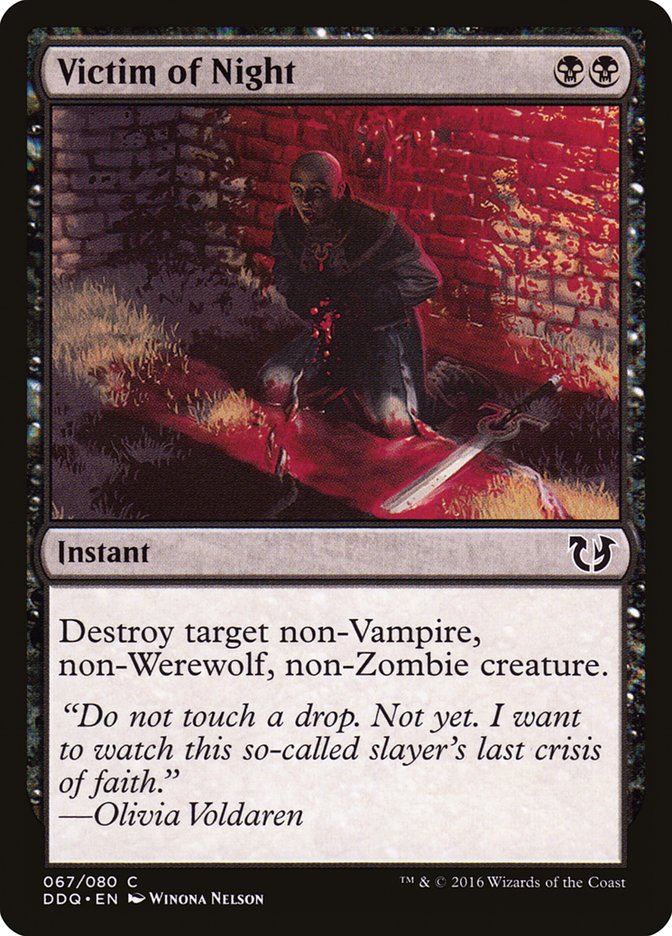 Victim of Night [Duel Decks: Blessed vs. Cursed] | Black Swamp Games