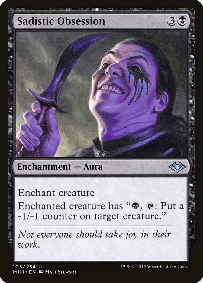 Sadistic Obsession [Modern Horizons] | Black Swamp Games
