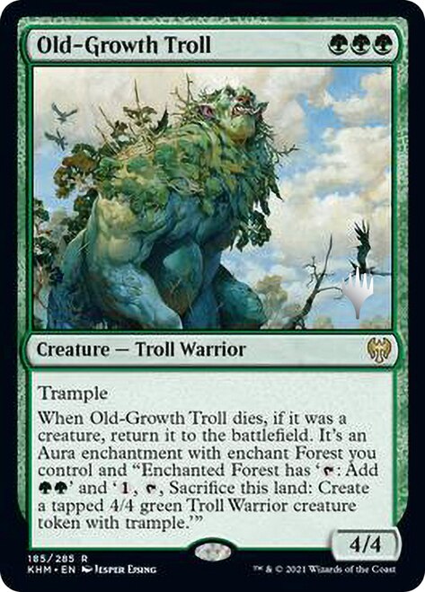 Old-Growth Troll (Promo Pack) [Kaldheim Promos] | Black Swamp Games