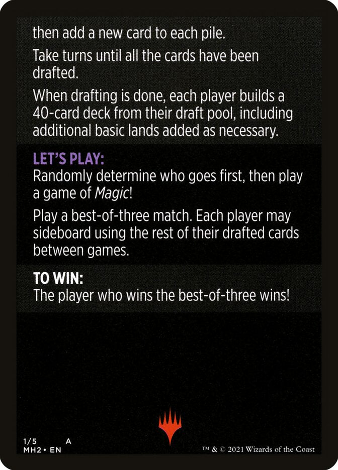 Winchester Draft (Magic Minigame) [Modern Horizons 2 Minigame] | Black Swamp Games