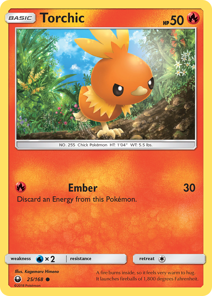Torchic (25/168) [Sun & Moon: Celestial Storm] | Black Swamp Games