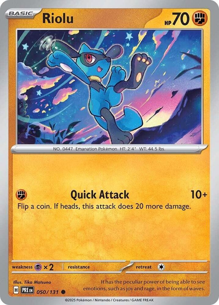 Riolu (050/131) [Scarlet & Violet: Prismatic Evolutions] | Black Swamp Games