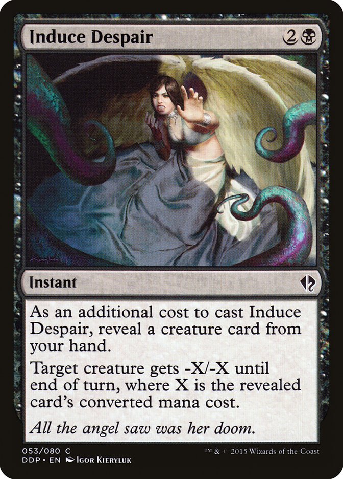Induce Despair [Duel Decks: Zendikar vs. Eldrazi] | Black Swamp Games