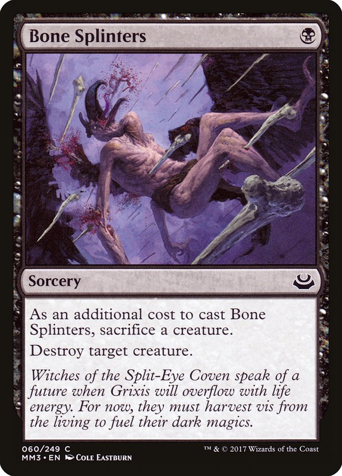 Bone Splinters [Modern Masters 2017] | Black Swamp Games