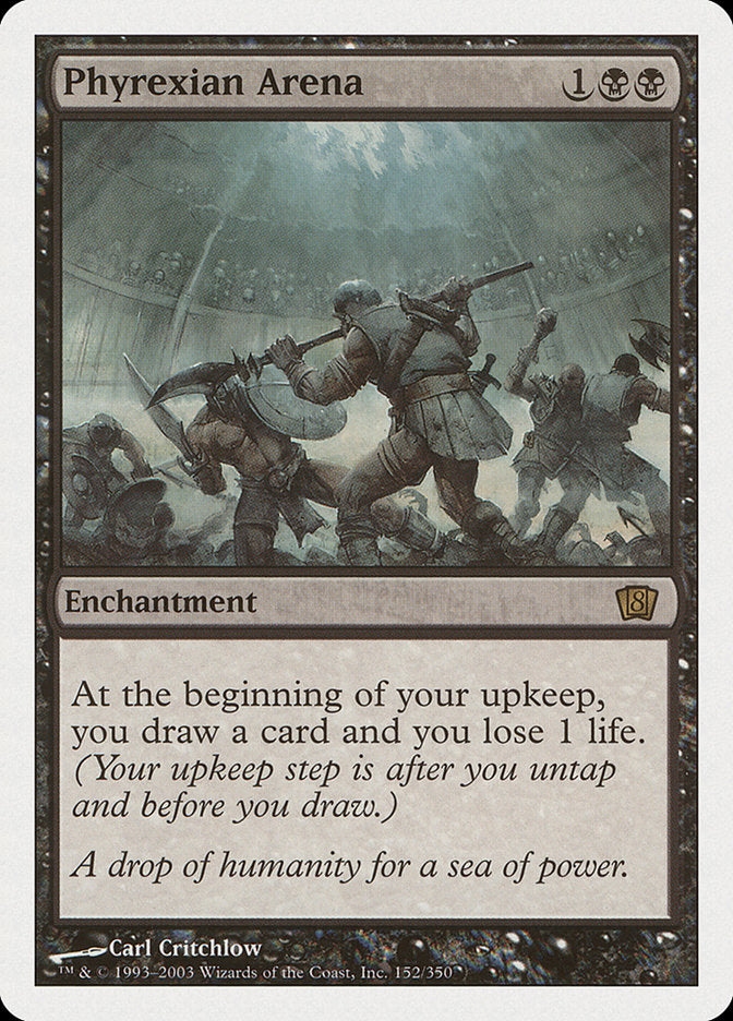 Phyrexian Arena [Eighth Edition] | Black Swamp Games