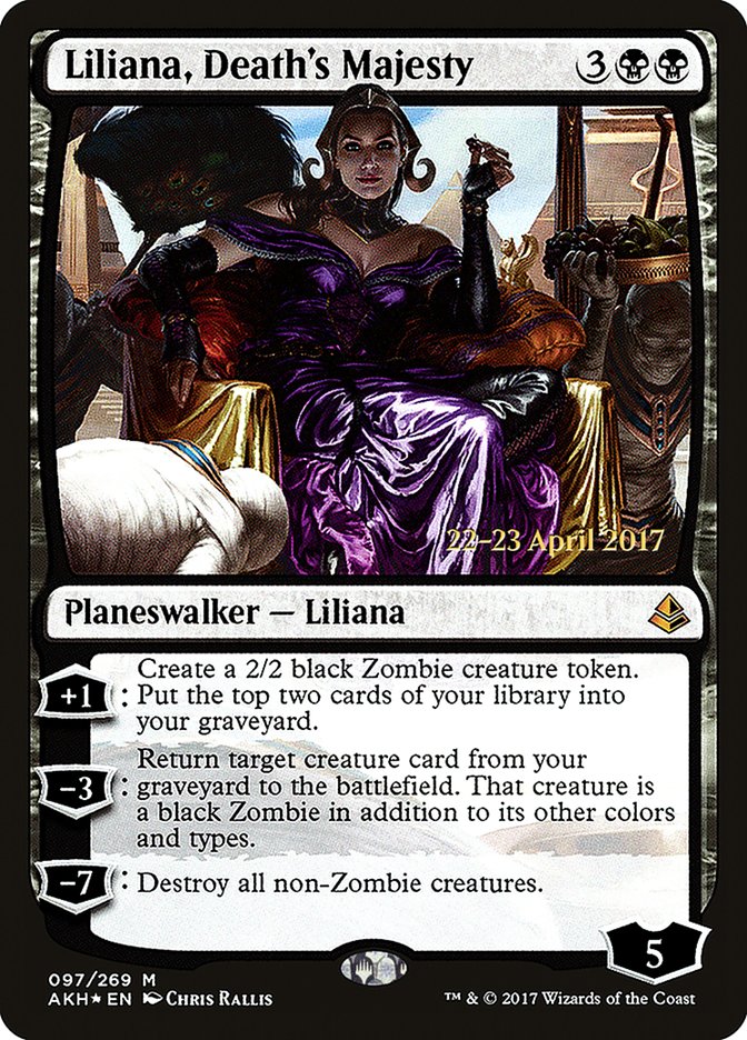 Liliana, Death's Majesty [Amonkhet Prerelease Promos] | Black Swamp Games