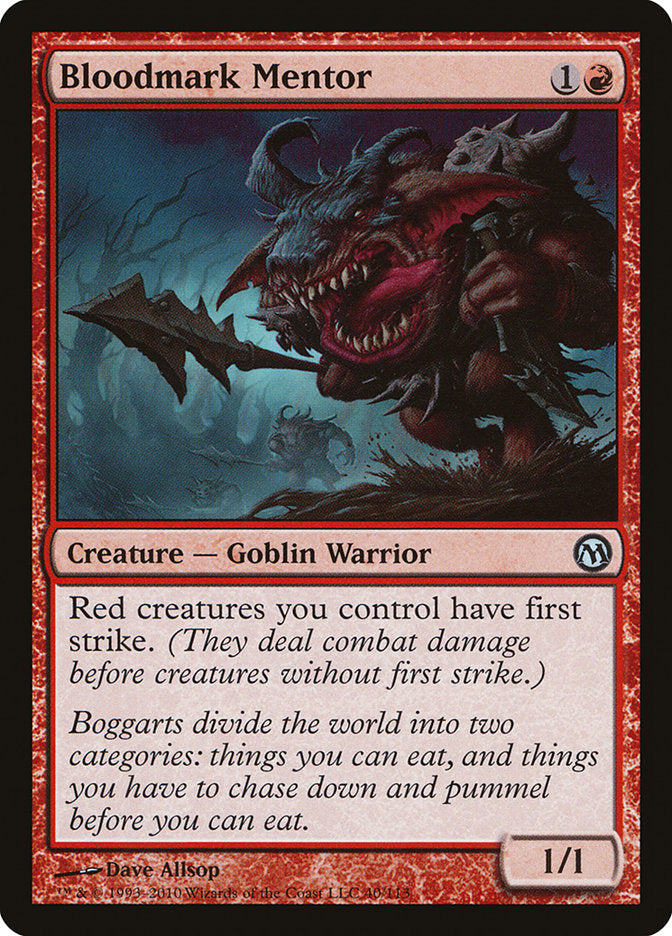 Bloodmark Mentor [Duels of the Planeswalkers] | Black Swamp Games