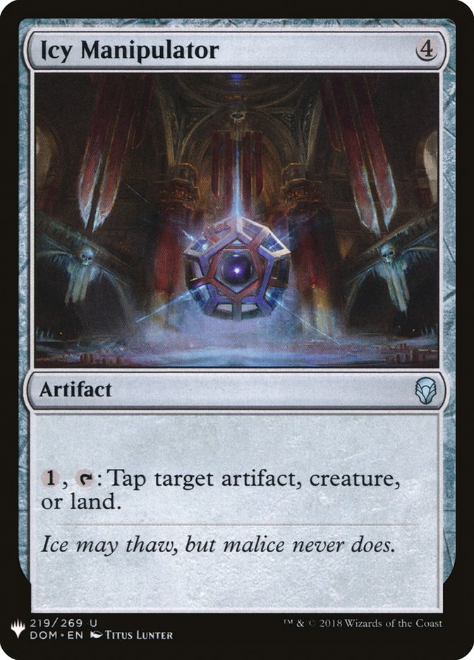 Icy Manipulator [Mystery Booster] | Black Swamp Games