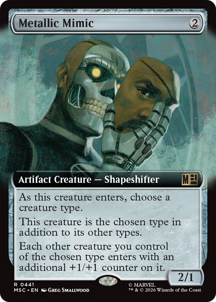 Metallic Mimic (Extended Art) [Marvel Super Heroes Commander] | Black Swamp Games